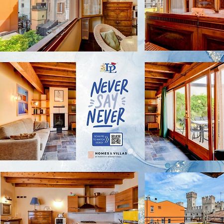Desenzanoloft Official Partner Marriott Homes & Villas -Penthouse Never Say Never Sirmione Castle View ภายนอก รูปภาพ