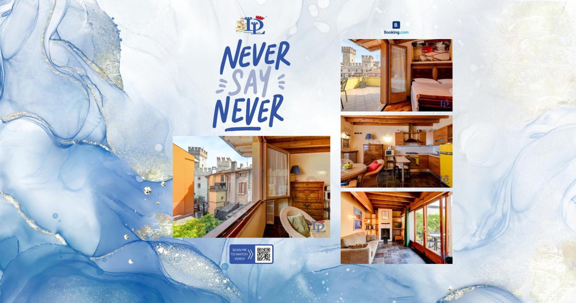 Desenzanoloft Official Partner Marriott Homes & Villas -Penthouse Never Say Never Sirmione Castle View ภายนอก รูปภาพ